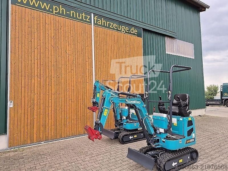 Excavator loader Sunward SWEW08B - warehouse machine, sale new