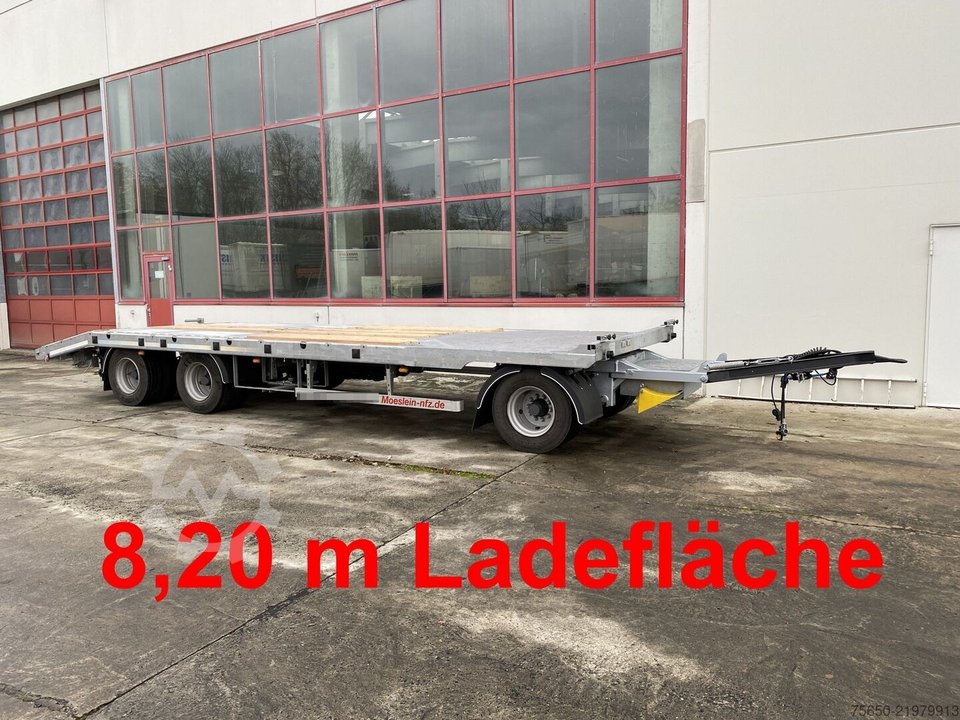 Möslein T 3-8,20 P OR  3 Achs Tieflader gerader Ladefläche 8,10 m,Neufahrzeug