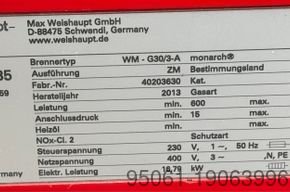 WEISHAUPT  WM-G 30-5700 kw /// Weishaupt  G11-4750kw,Mit Schaltschrank