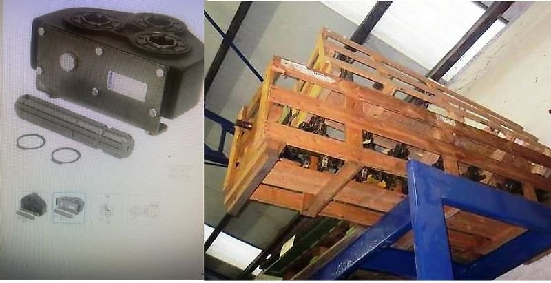 Claas Aufbereitertrommel für Mährwerk Disco 8550 &amp; Reduziergetriebe / Multifunktionsgetriebe