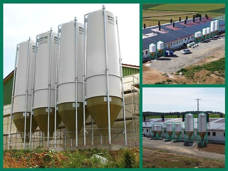 Agritech GFK Silo 6, 8, 10, 12, 15, 20, 25 m³ | Außensilo | Futtersilo | von Weihmüller Silo