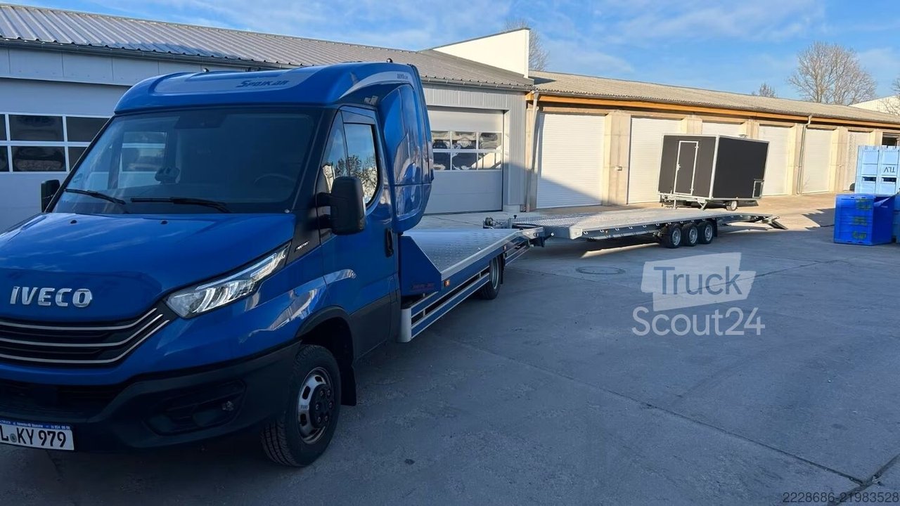 IVECO Denní transportér automobilů + 3osý trans