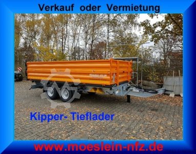 Möslein TTD11- BA Помаранчевий новий Tandem 3 бічний наконечник глибокий навантажувач з бічною стіною вставка- новий автомобіль --