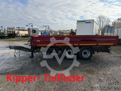  TK14  14,4 t Tandemkipper- Tieflader Breitbereifung