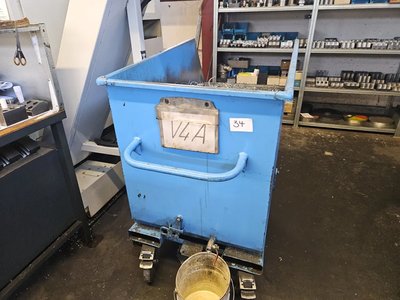 Mulde / Spänekübel blau 450 l