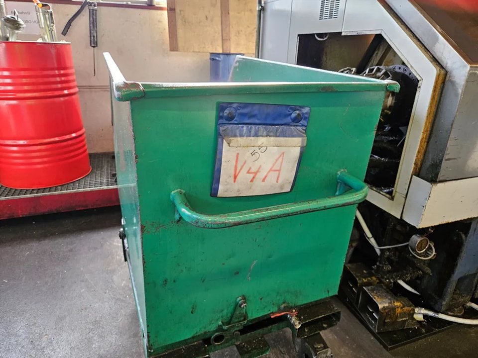 Mulde / chip plug green 450 l