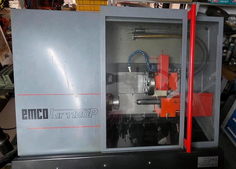 Emco Emcoturn 120P CNC lathe m. Emcotronic TM02 control