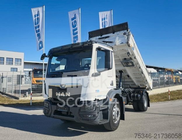 Dreiseitenkipper LKW MAN TGM 18.320 / 4x2 / Meiller / Kipper /Klima/Neu gebraucht