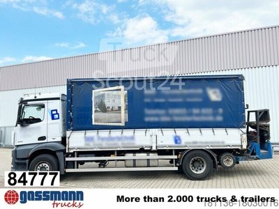 LKW mit Pritsche (offen) Mercedes-Benz Antos 1840 L 4x2, Aufnahme für Mitnahmestapler gebraucht