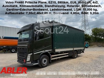 LKW mit Pritsche & Plane VOLVO FH460 Pritsche Plane LBW Retarder Klima gebraucht