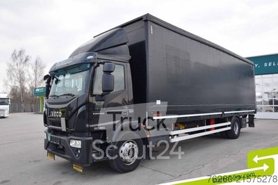 LKW mit Pritsche & Plane IVECO EUROCARGO 180-280 Planenaufbau, Ladebordwand gebraucht