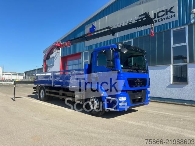 Autokran MAN 18.340 TGM BL HMF 1030 K3 nbedienung gebraucht