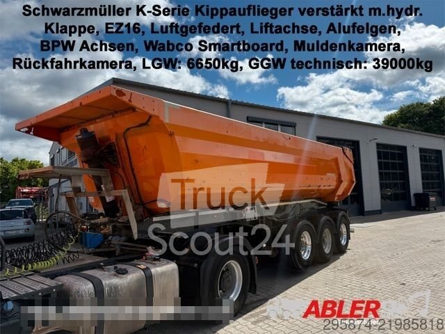 Kipper Auflieger SCHWARZMÜLLER K-Serie Kippauflieger Verstärkt+Hydr. Klappe gebraucht