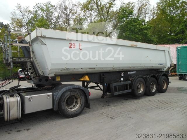 Kipper Auflieger SCHMITZ CARGOBULL SKI 24, 27M3, LIFT ACHSE, SAF gebraucht