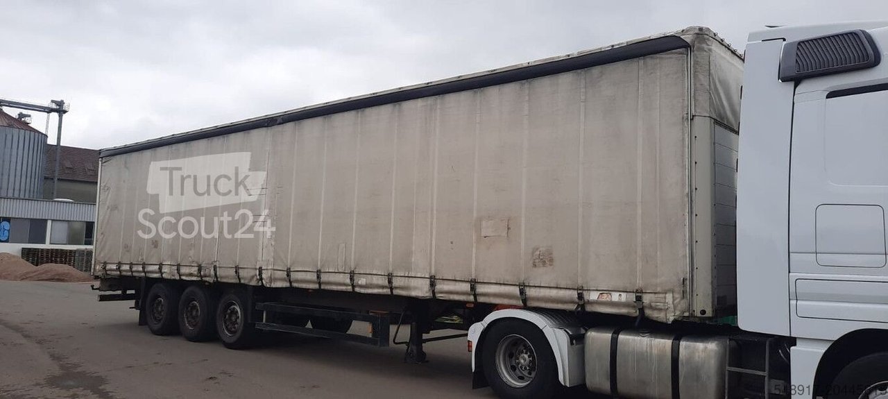 Plane Schmitz Cargobull 3-Achser Pritsche Plane gebraucht