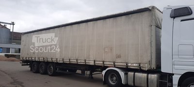Plane Schmitz Cargobull 3-Achser Pritsche Plane gebraucht