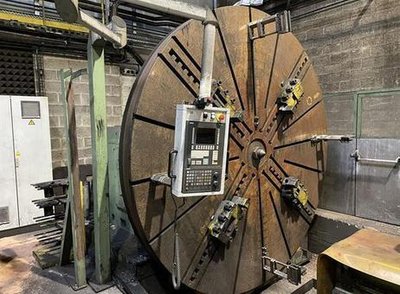 WMW Zerbst DP 4000 pionowa tokarka z cnc