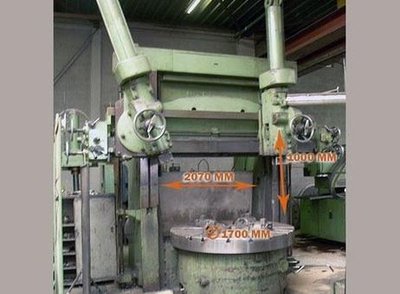 Schiess Ø 2070 x H 1330 mm pionowa tokarka z cnc