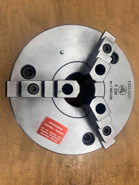 Dreibackenfutter F200 KK5 Forkardt Weiler Drehmaschine Drehbank