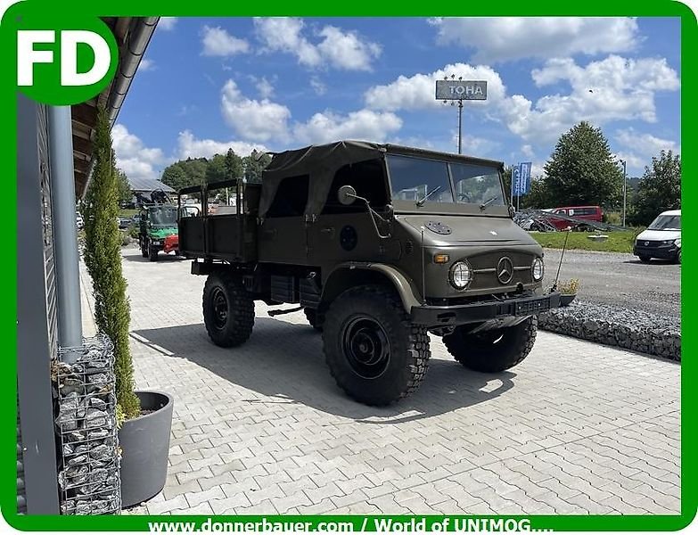 Mercedes-Benz Unimog 404 Doka-Cabrio, collector's item, built 1964, with car driving licence