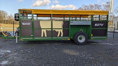 Cattle trolley Western WF6DTV hydraulic lowerable