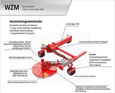 Humus humus WZM 800 / humus WZM 1000