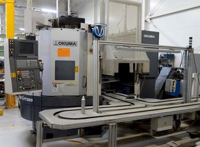 Okuma LVT 300 pionowa tokarka z cnc