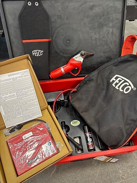 Felo 801 elektrické nůžky používané s novou baterií