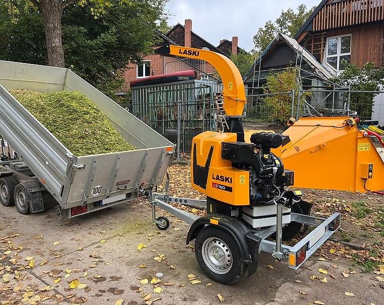 Laski Holzhäcksler Holzschredder Holzhacker Buschholz Häcksler