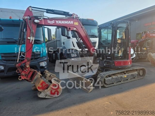 Mini excavator YANMAR VIO 50 - 6B / POWERTILT / 3 lžičky / D- maska