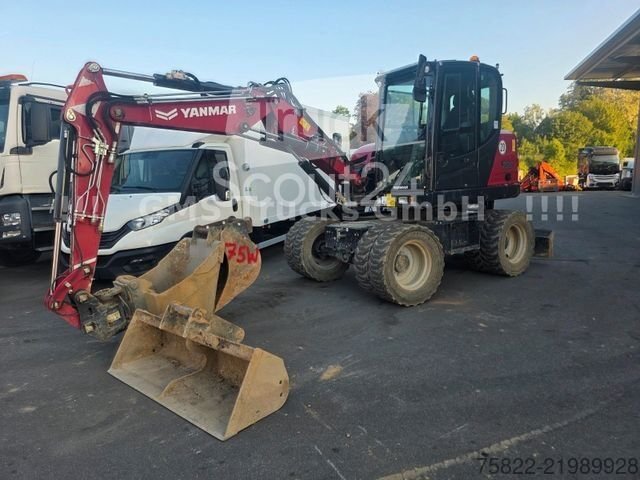 Мобильный экскаватор YANMAR B 75 Вт / POWERTILT / 3 ложки / D-маска используется