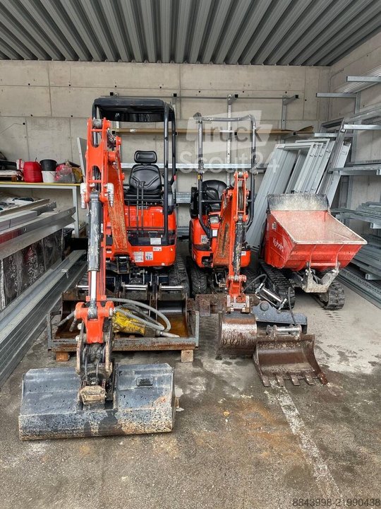 Mini excavator Kubota U1733 / U1033 / Řetězový důlek KC70