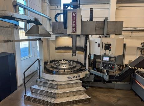 Alex Tech Viper 20/24 M vertical turret lathe with cnc