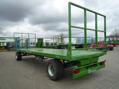 Пронарний 2-вісний бальзовий транспортний візок TO27M / T027M, 18.0 до z.G., блідний візок, плоский візок