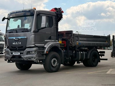 3 стор. кліп MAN TGS 18.440 4x2 BL MEILLER кранпер новий Палфінгер