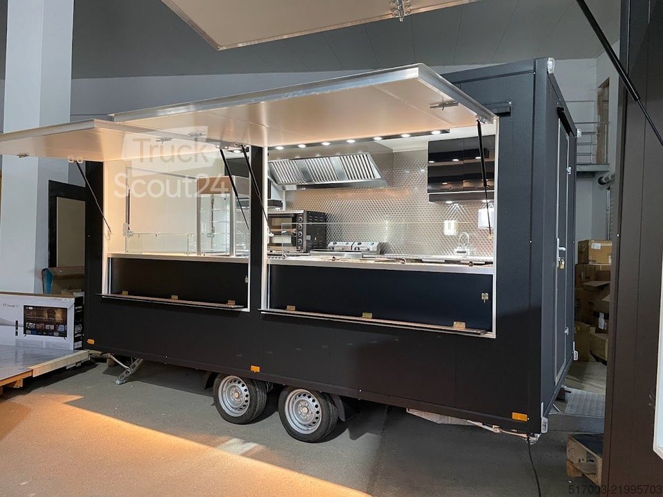 Selling trailer,New snack trolley Pizza van,Pommes,Nudel, short delivery time new