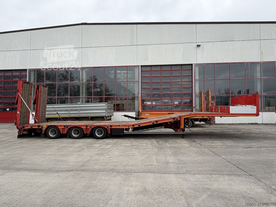 Low loader semi-trailer LB3E 3 axles semi-trailer, completely removable used