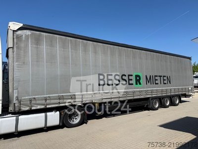 Used semi-trailers with Pritsche & Plane SCHMITZ CARGOBULL SCS24 Megatrailer/Climbing Roof/Edscha/3 axes