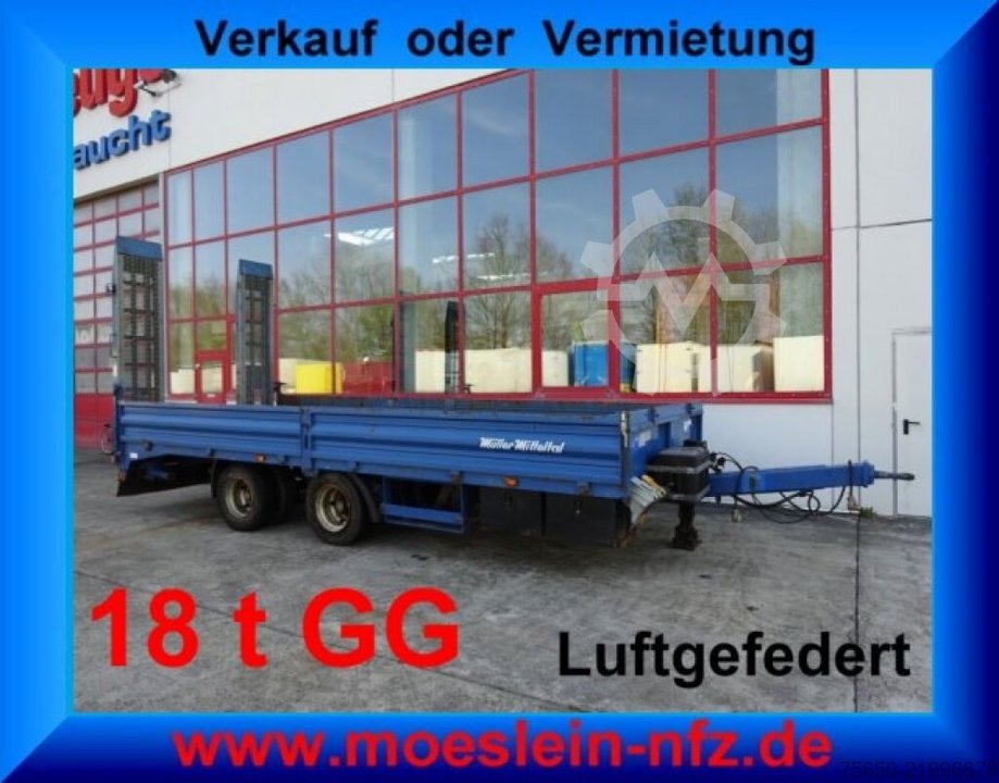 Müller Mitteltal ETUE-TA 18,0 18 t GG Tandemtieflader