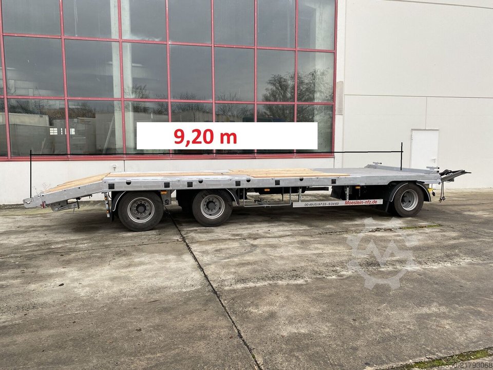 Möslein T 3-P9,2 OR  3 Achs Tieflader gerader Ladefläche 9 m, Neufahrzeug