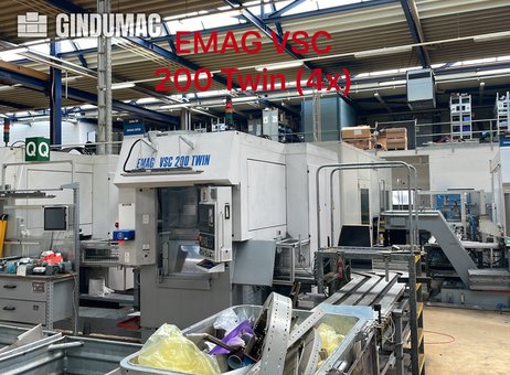 EMAG VSC 200 TWIN OP 50  CNC vertical turret lathe