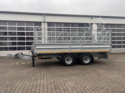 Möslein TTD 19 AB  19 t Tandemkipper Tieflader, BreitbereifungGitteraufsatz
