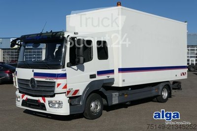 Транспортер с чемоданом MERCEDES-BENZ 816 L Atego, мастерская, бот, 2x AHK, климат