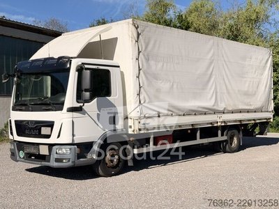 Грузовики с Pritsche & Plane MAN TGL 12.250 LBW, TÜV, Switch, Air Spring K