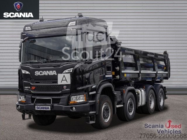 Трехсторонний грузовик Scania G 460 B8x4HZ XT - Meiller TRIGENIUS D421 / Bordmat используется