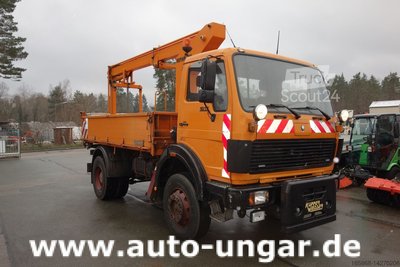 Kipper Mercedes-Benz Mercedes 1617 AK 4x4 Kipper Ruthmann K 115 Steiger Arbeitsbühne