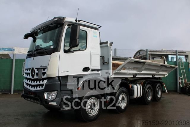 Трехсторонний грузовик MERCEDES-BENZ 3545 8x4 BB RETARDER BORDMATIK AHK No: 078 использован