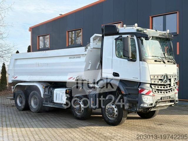 самосвал MERCEDES-BENZ AROCS 4145 8x8 Используемый самосвал Meiller