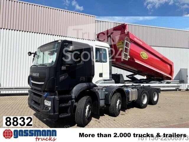 Специальный грузовик Iveco X-Way AD360X40Z/P 8x4, стальной корыт Meiller 17-20 м новый