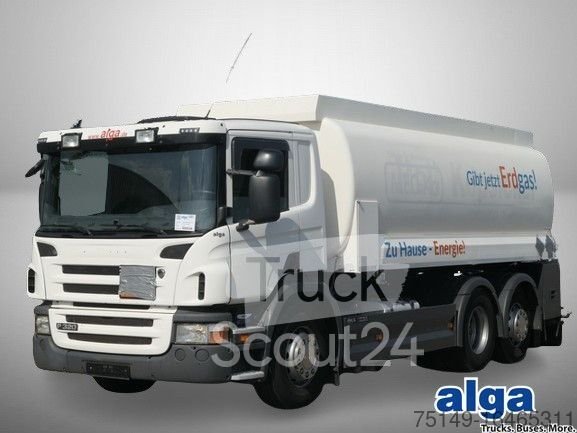 Грузовик с танковой конструкцией SCANIA P 320 6x2, Lindner & Fischer, 19 м, 3 камеры